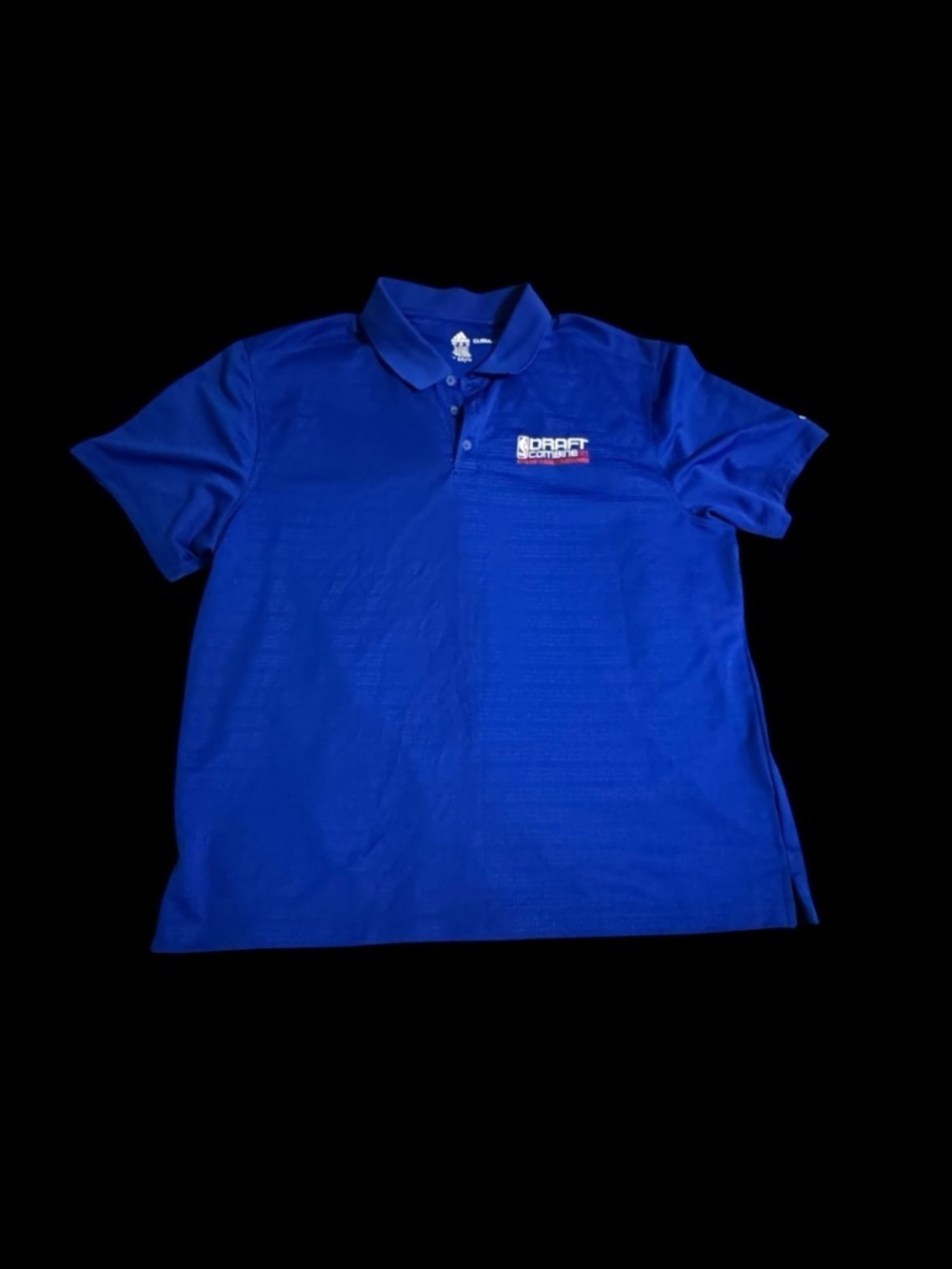 NBA Royal Blue Men's Polo with Embroidered Logo